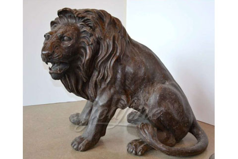 Hot sell life size bronze lion sculptures